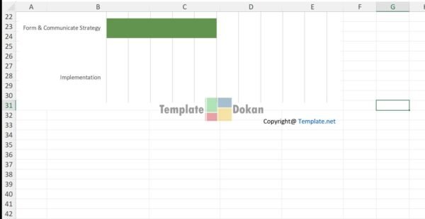 Sample Finance Gantt Chart